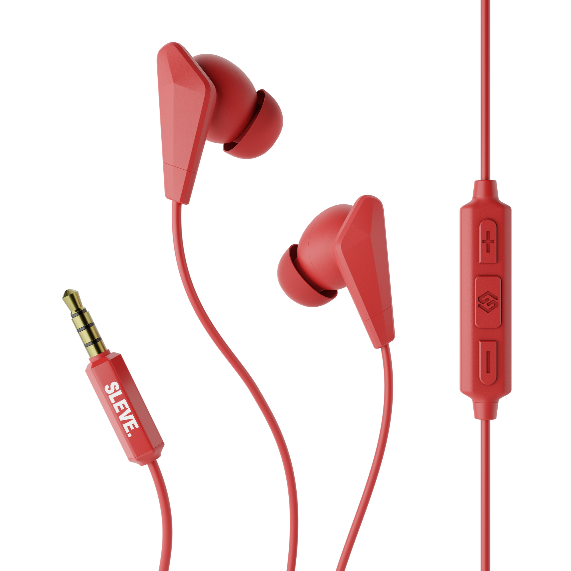 Sleve Epic X Wired Earbuds Red