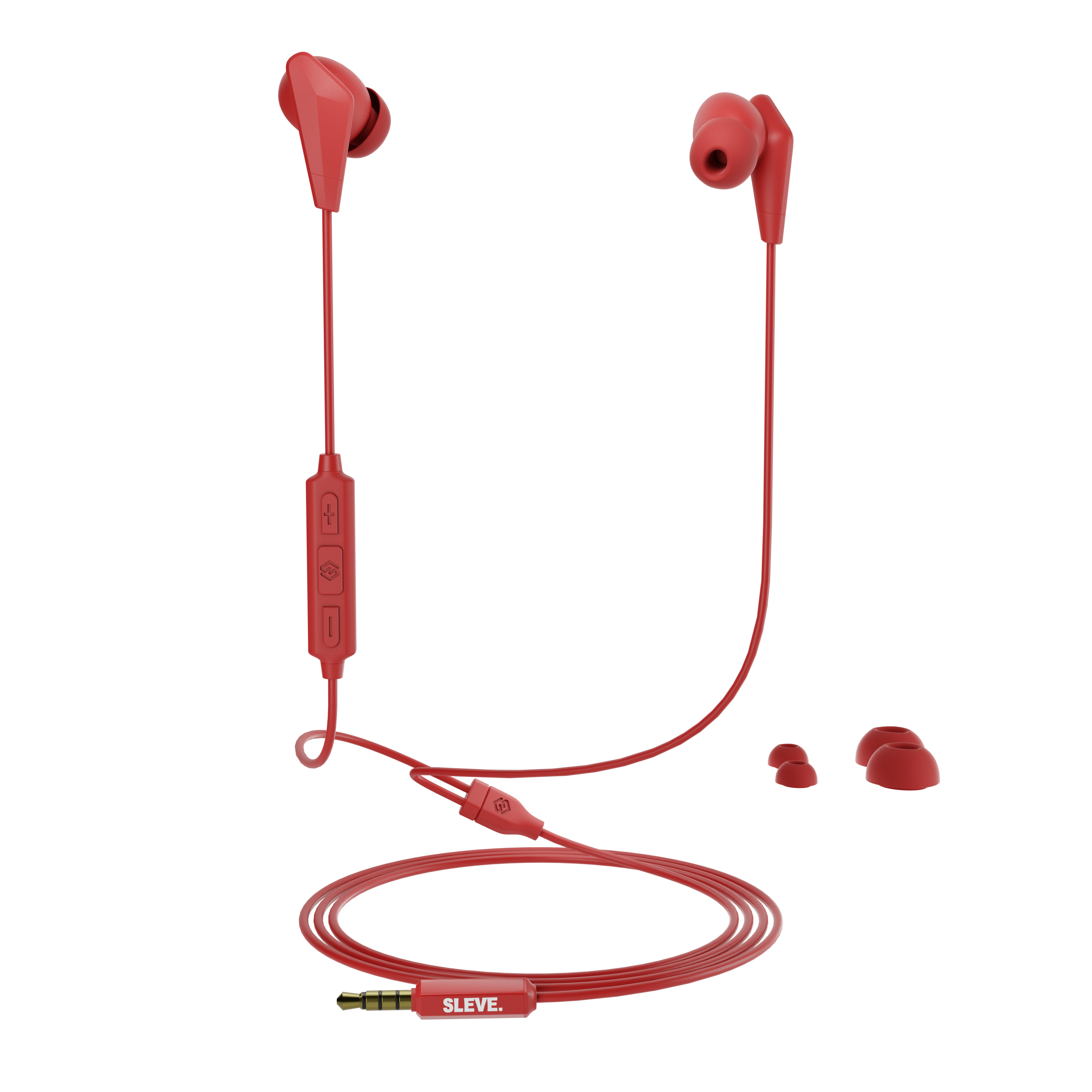 Sleve Epic X Wired Earbuds Red