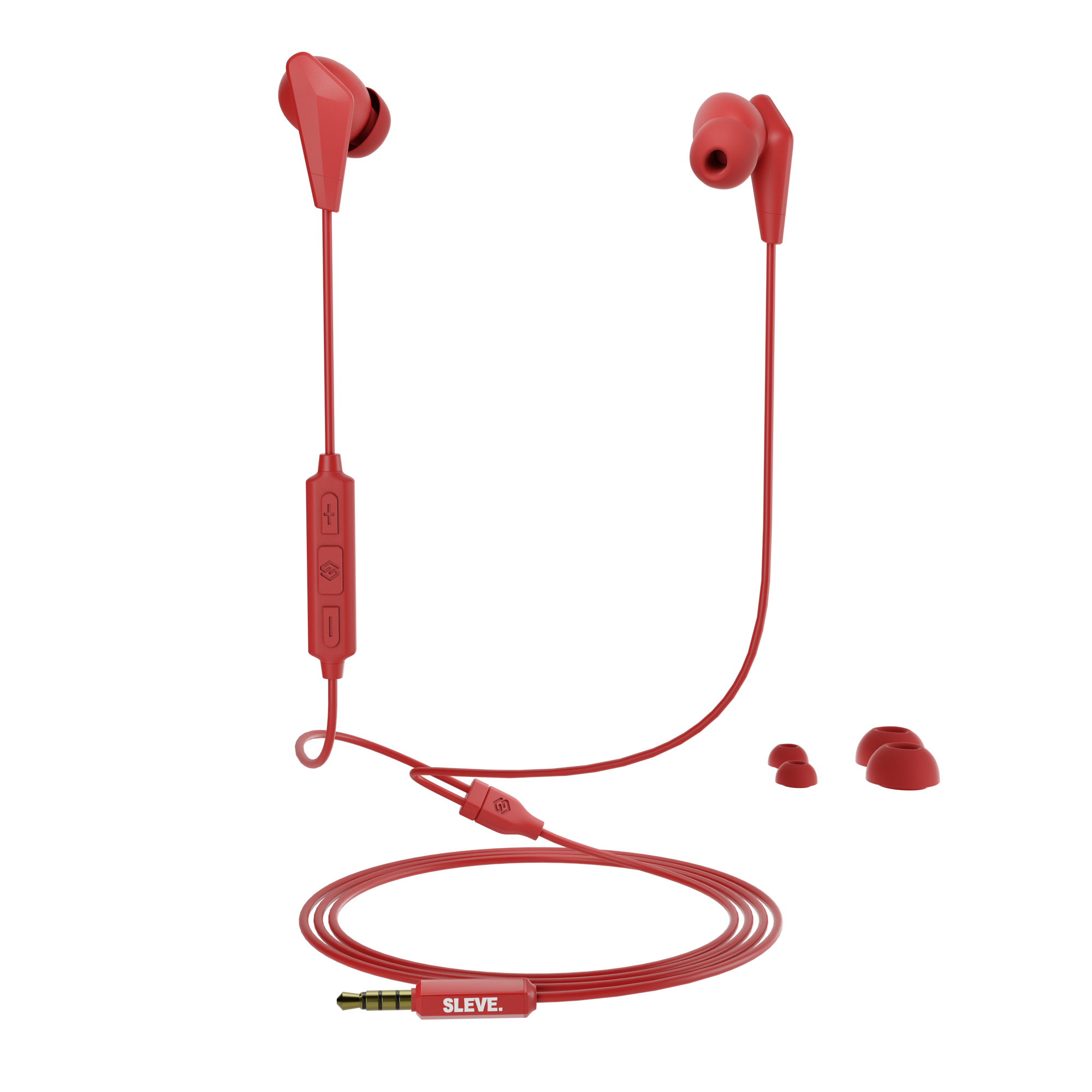Sleve Epic X Wired Earbuds Red