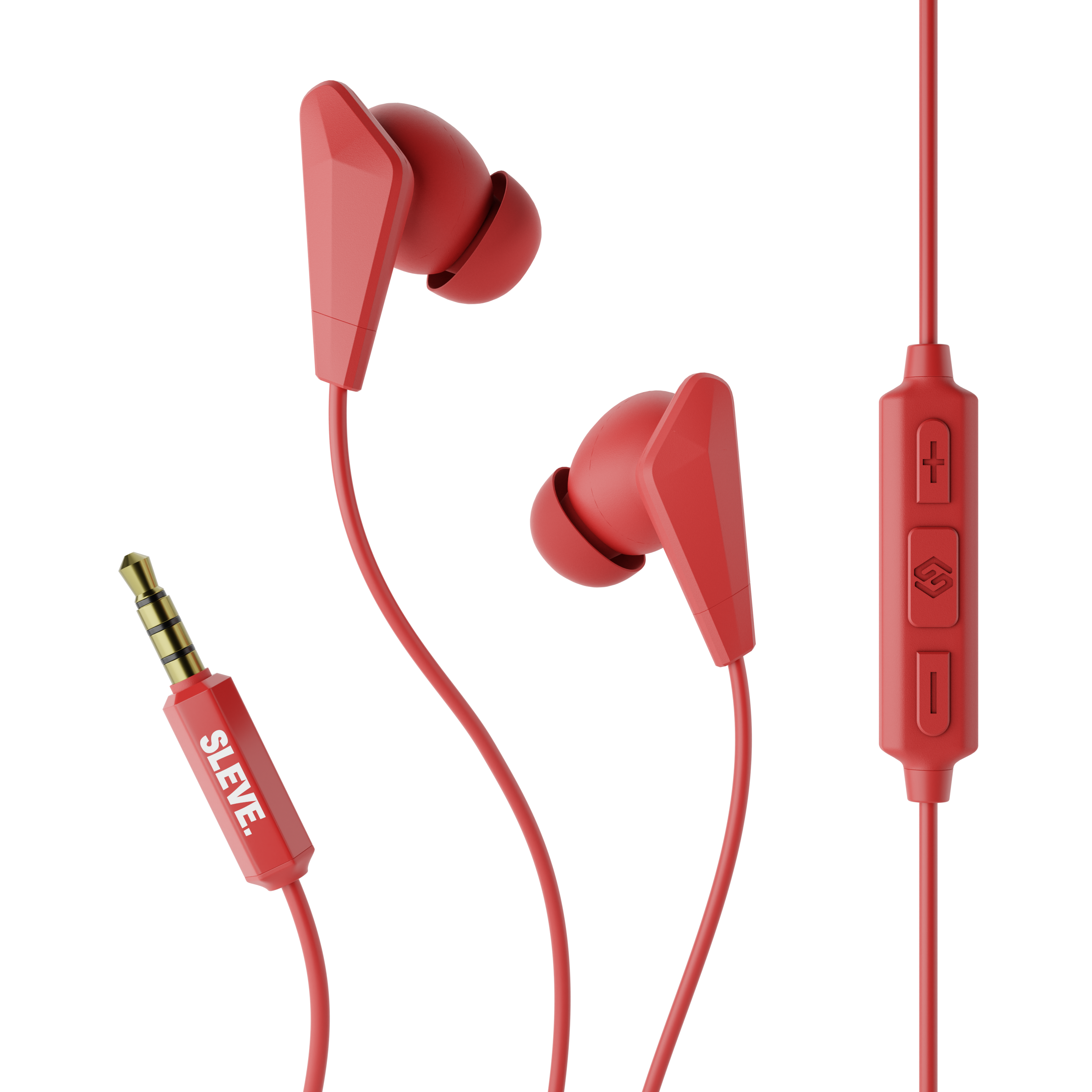 Sleve Epic X Wired Earbuds Red